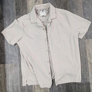 Denim And Flower Ricky Singh Large Mens Button Down Shirt